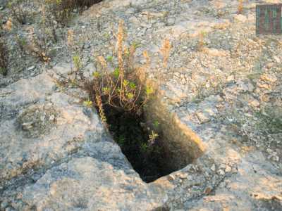 Una delle tombe pi� piccole, probabilmente destinata a ospitare un bambino